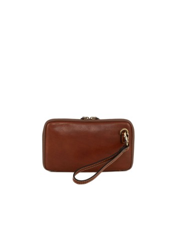 Gianni Conti Leather gents clutch
