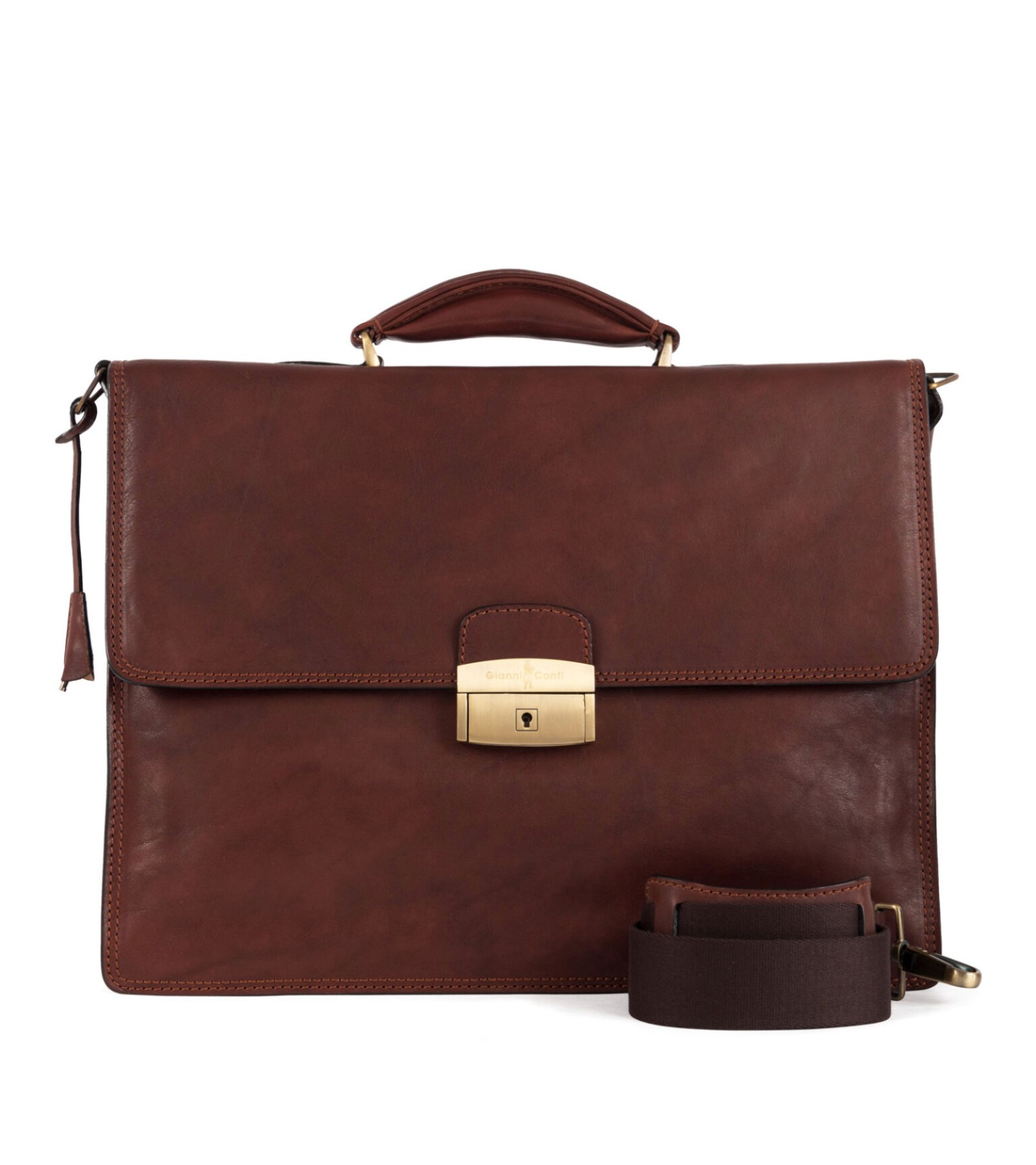 Gianni Conti Leather Briefcase
