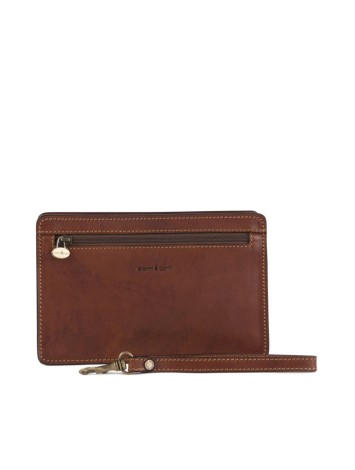 Gianni Conti Leather gents clutch