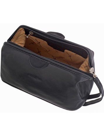 Gianni Conti Leather wash bag
