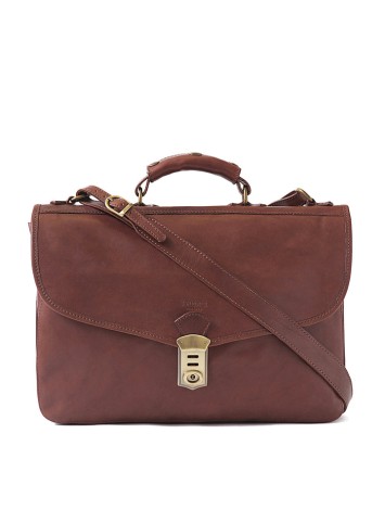 I Medici Leather Briefcase
