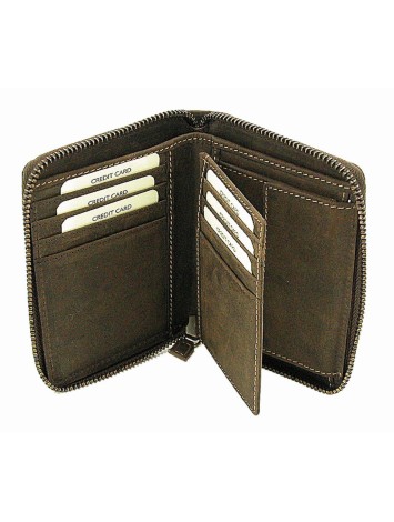 Gianni Conti zip around Leather wallet