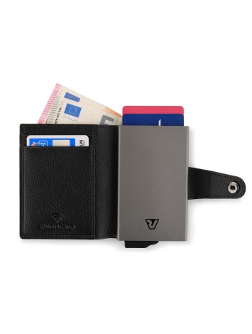 Iron 4.0 Book Credit Card Holder With Cash Pocket