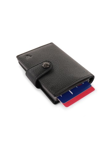 Iron 4.0 Book Credit Card Holder With Cash Pocket