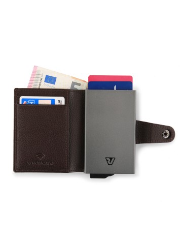 Iron 4.0 Book Credit Card Holder With Cash Pocket
