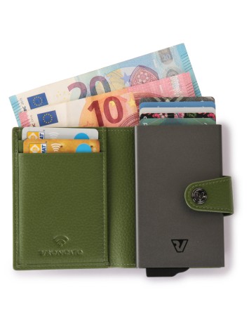 Iron 4.0 Book Credit Card Holder With Cash Pocket