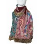 Pashmina Wool Scarf With Fur