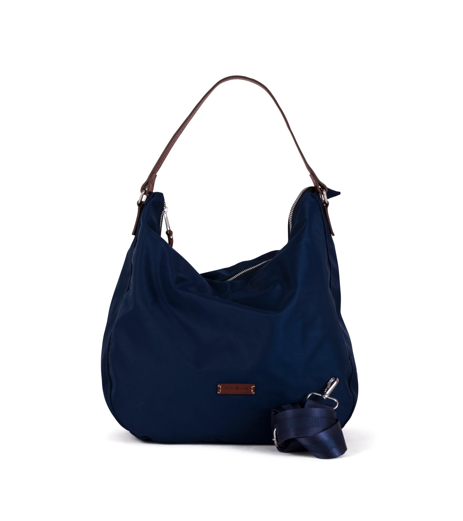 Gianni Conti Material Hobo Bag 