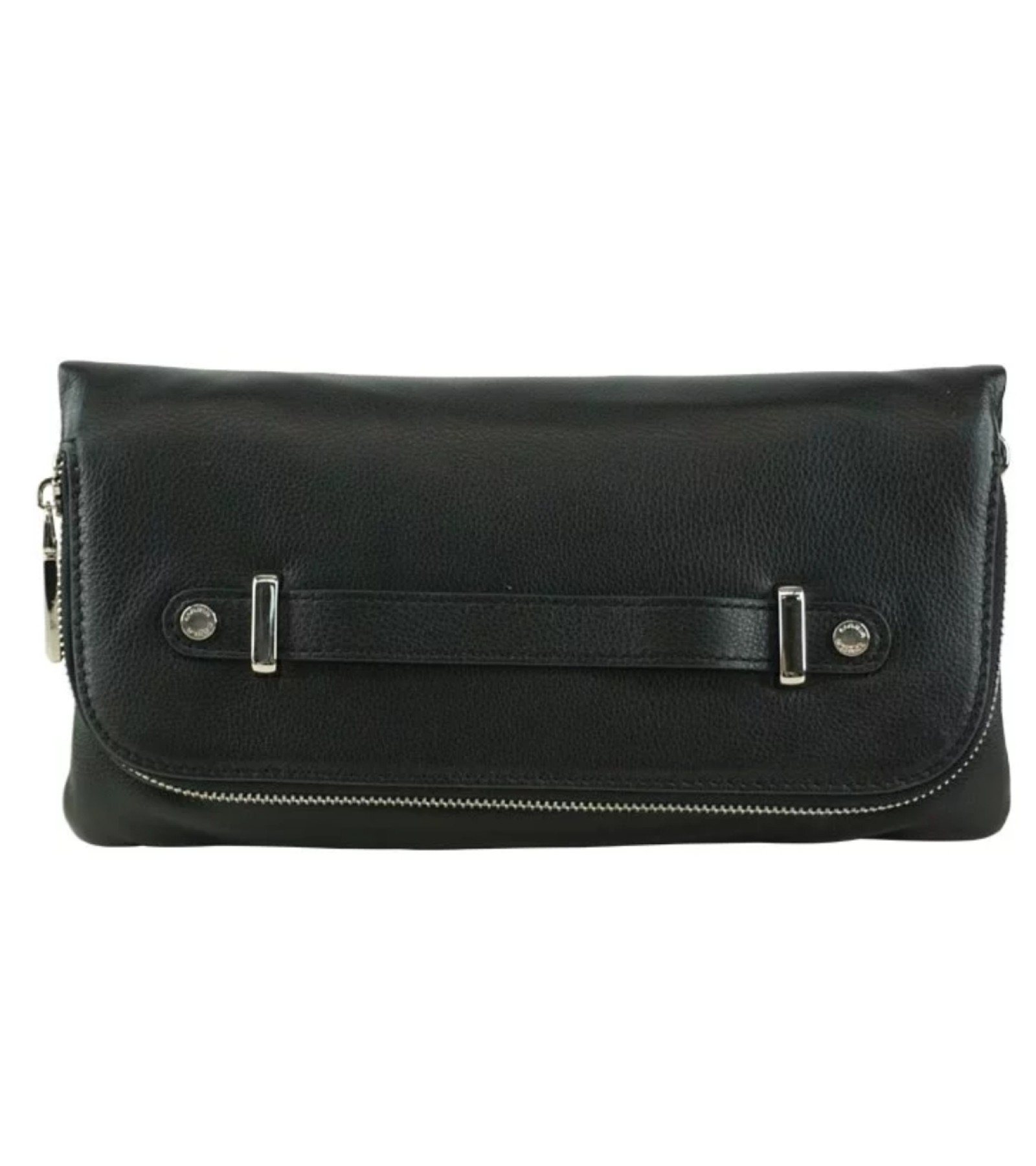 Maria Carla Leather Clutch