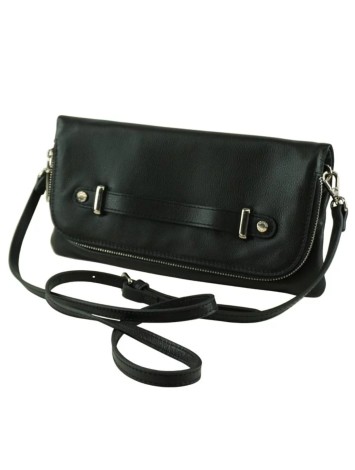 Maria Carla Leather Clutch