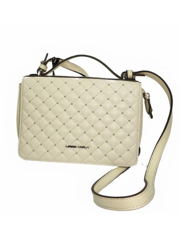 Maria Carla Leather Shoulder Bag