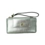 Maria Carla Metallic Leather Clutch
