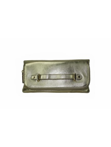 Maria Carla Leather Clutch